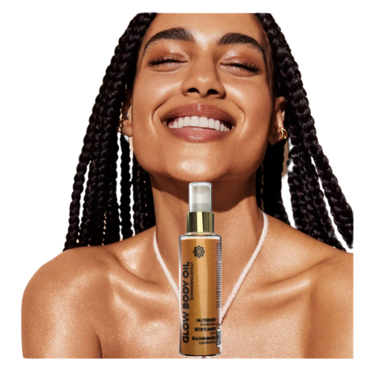 GLOW BODY OIL - HUILE SOYEUSE, ILLUMINATRICE ET PAILLETÉE