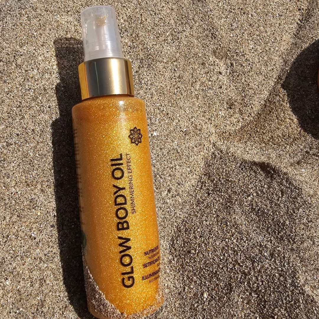 GLOW BODY OIL - Huile soyeuse, illuminatrice et pailletée