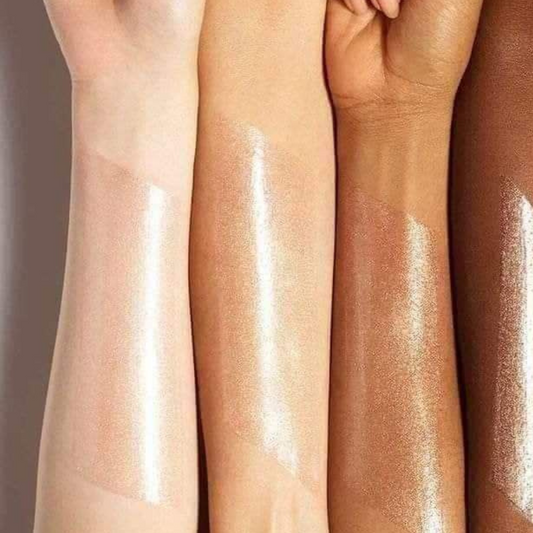 DUO BELLE PEAU SATINÉE: GLOW BODY OIL + GLITTERAIN BODY SPRAY - Code U20 et SOL22